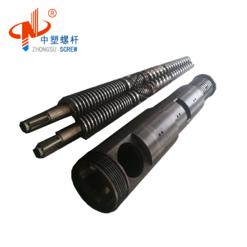 bimetallic screw and barrel for plastic extruder machine